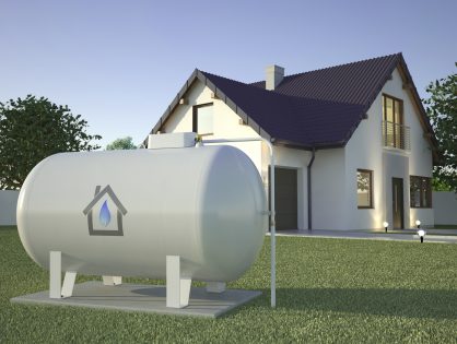 Instalacja przydomowego zbiornika ogrzewania gazowego